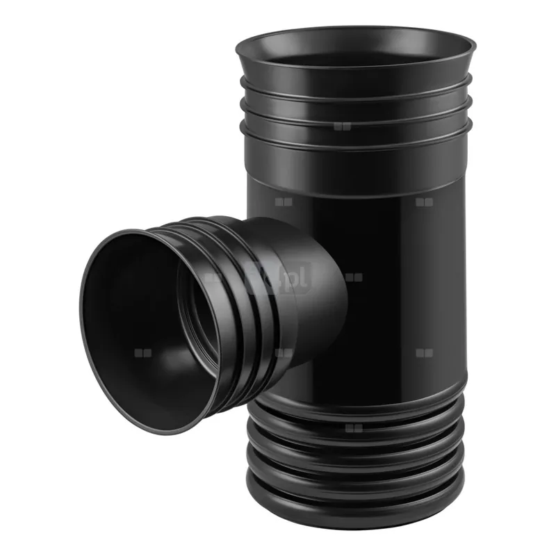 Trójnik MAGNAPLAST MAGNACOR MCEA 90‘ PP DN 200 (ww x ww x wz), kolor czarny Hit sprzedaży
